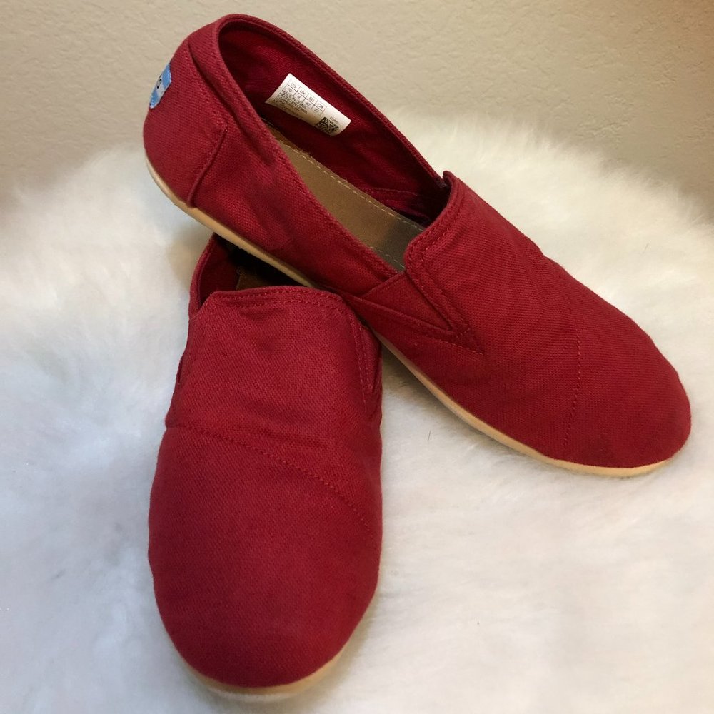 Toms Alpargata, Classic Red, size 10W